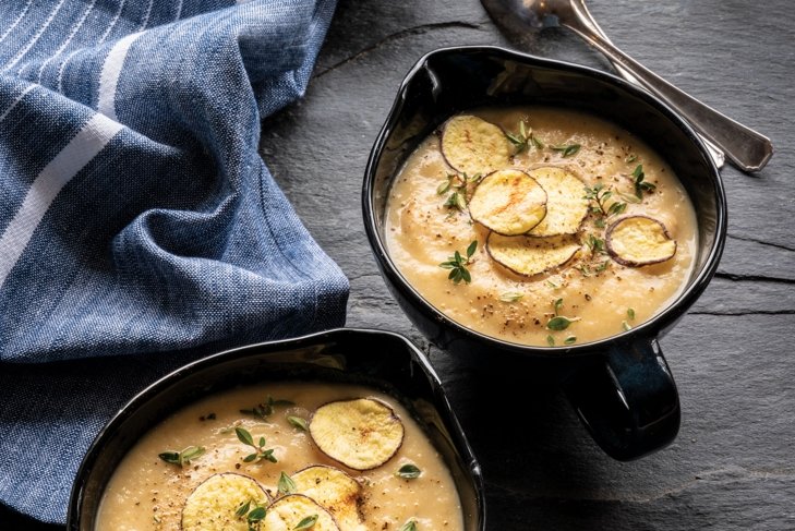 Vegan Roots and Blues Bisque