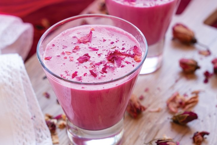 Rose, Cardamom, and Hibiscus Kefir