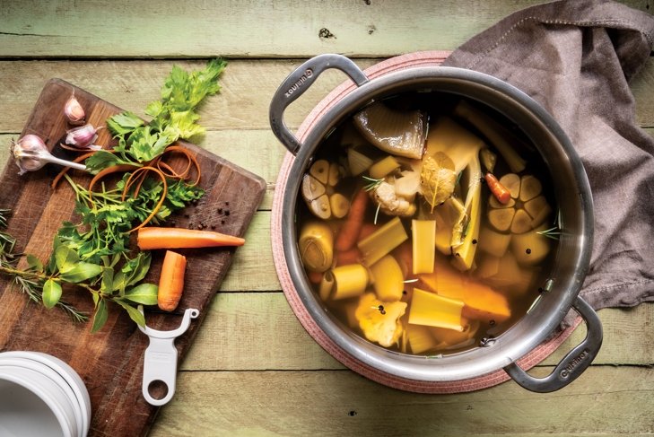 Vegan Herbed Soup Stock